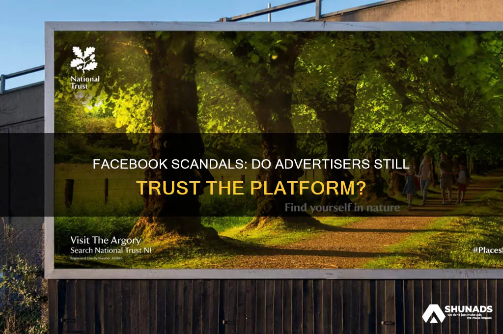 do facebook advertisers care about scandal