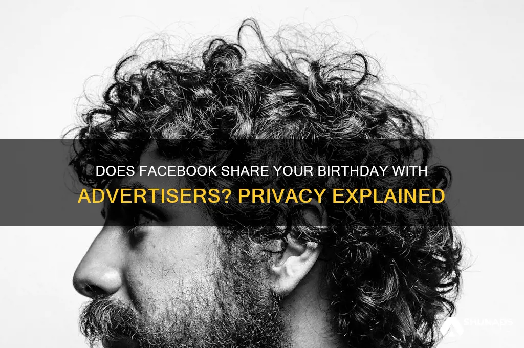 do facebook advertisers see my birthday