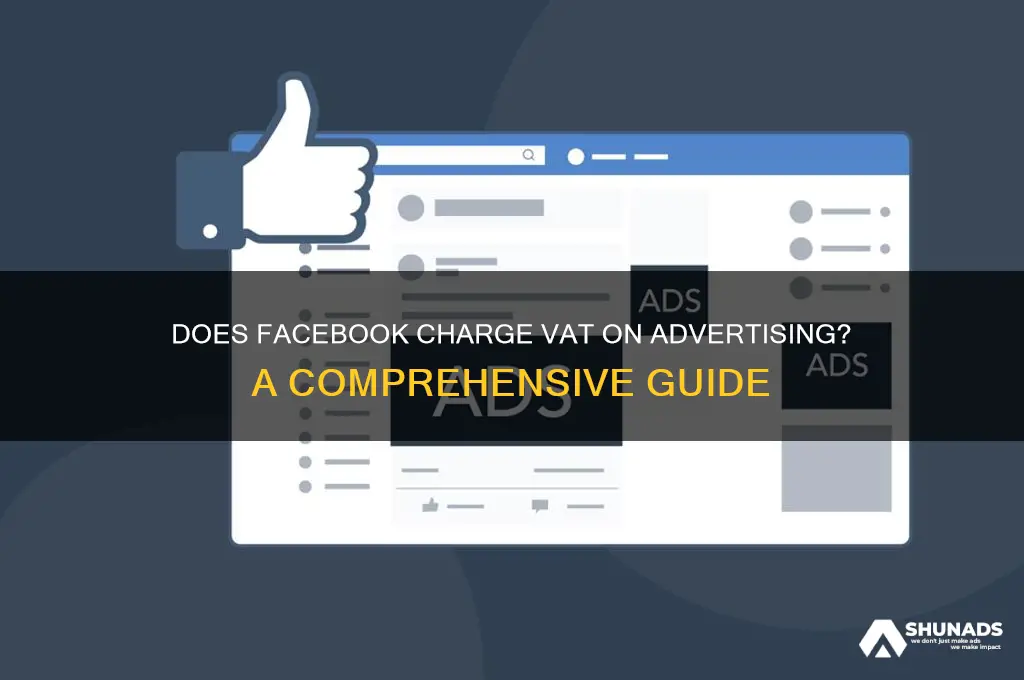 do facebook charge vat on advertising