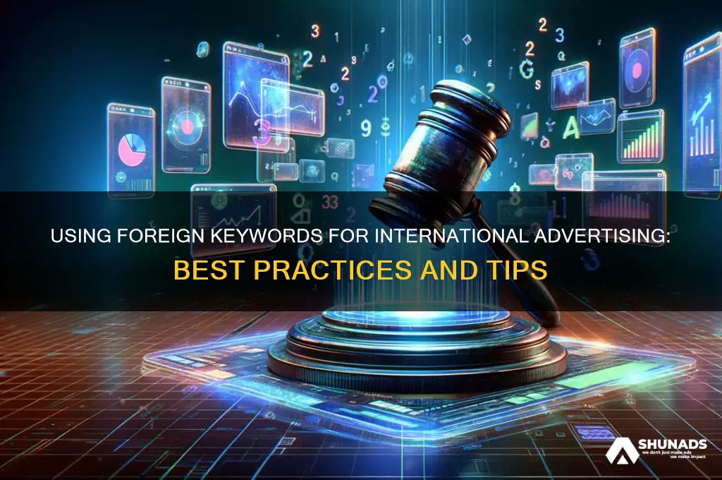 do i use foreign keywords for advertising in another country
