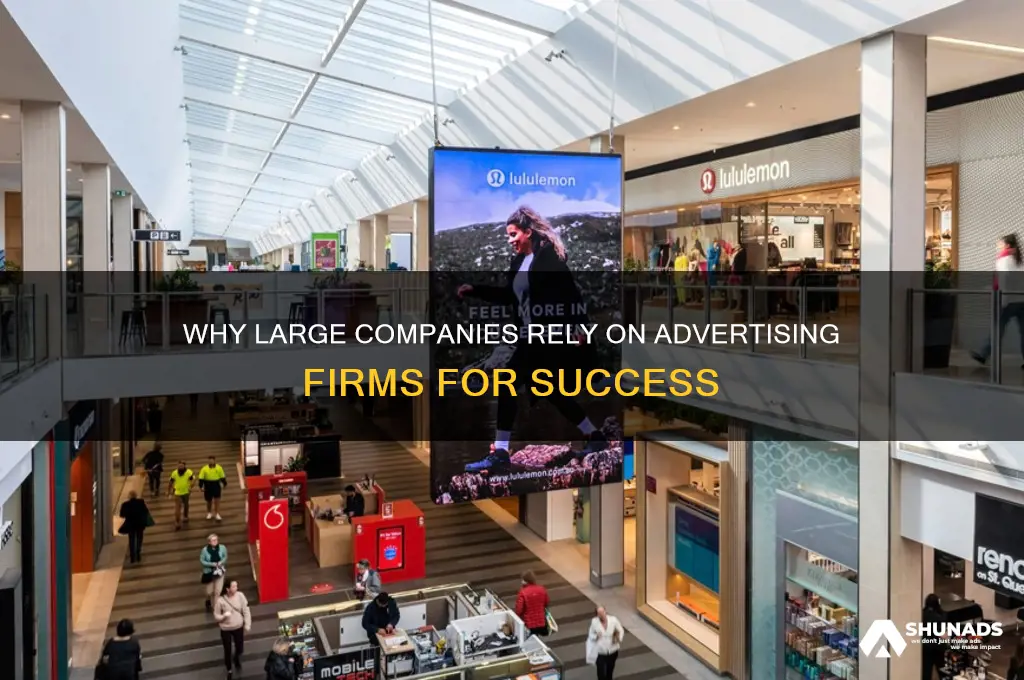 do large companies used advertising firms