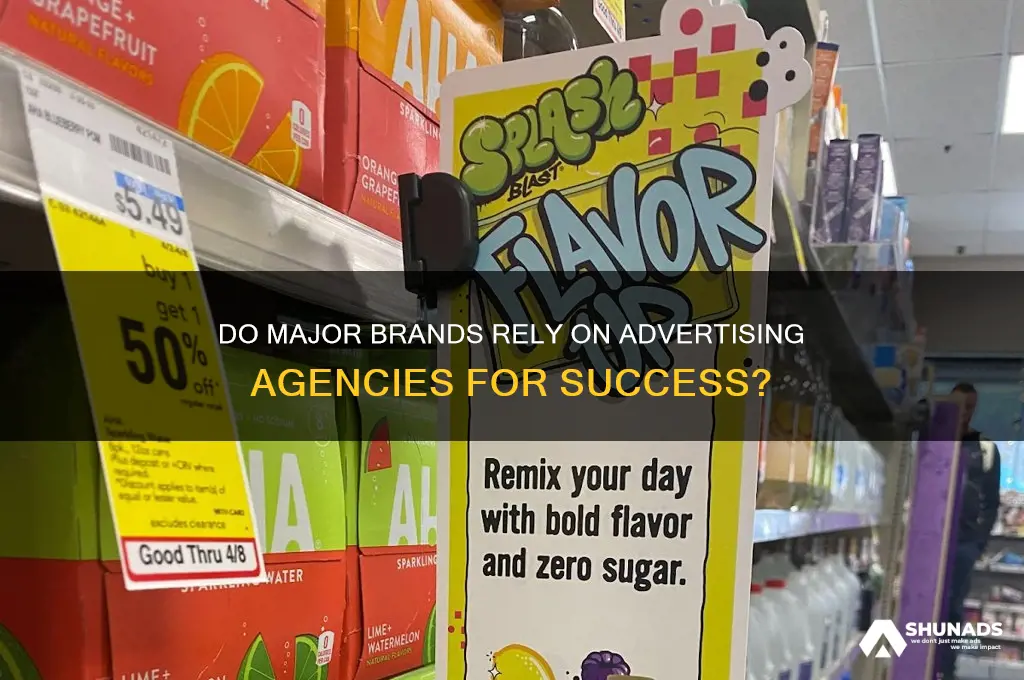 do major brands use advertising agencies