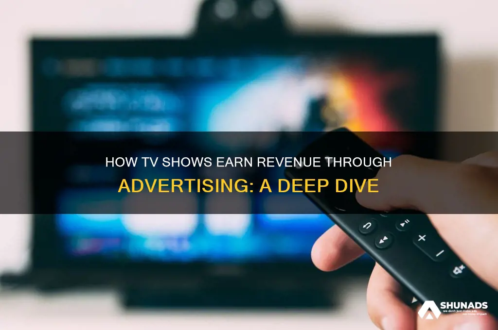 do shows get advertising income
