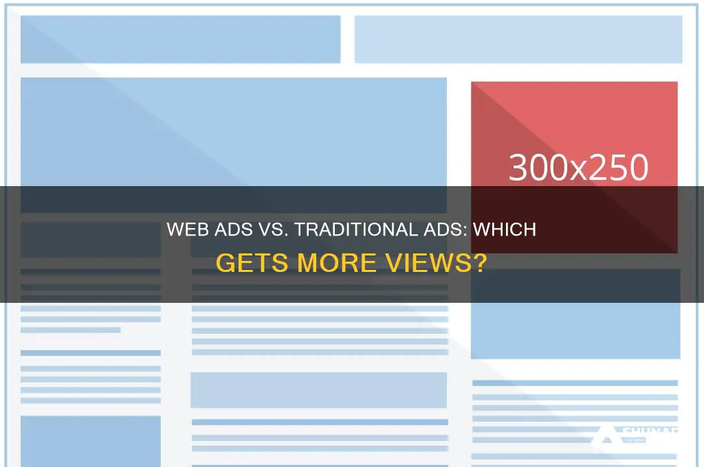 do web ads get more views than other advertising