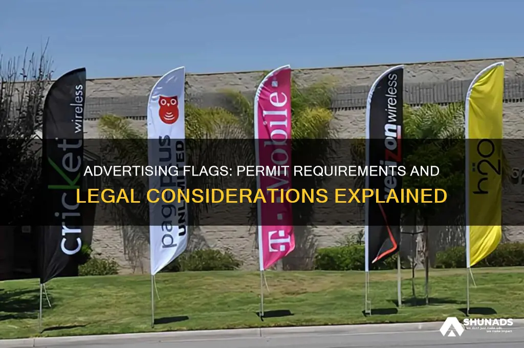 do you need a permit to use advertising flags
