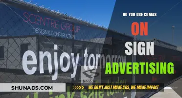 Commas in Sign Advertising: Essential Rules for Clear and Effective Messaging
