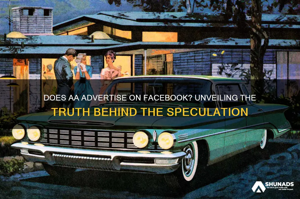 does aa advertise on facebook