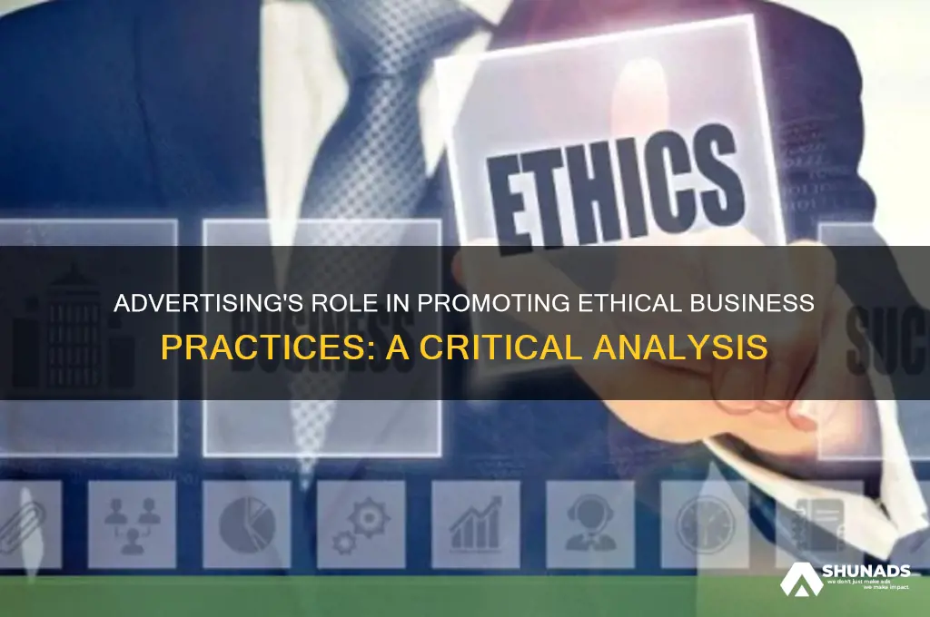 does advertising encourage fair business practice