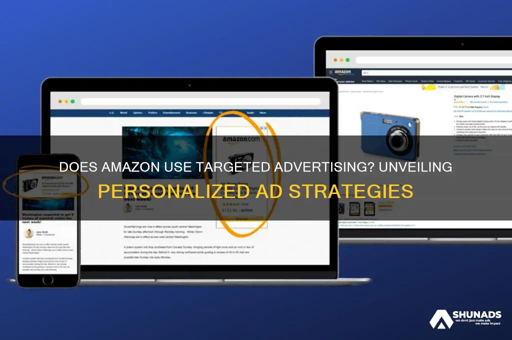 does amazon use targeted advertising