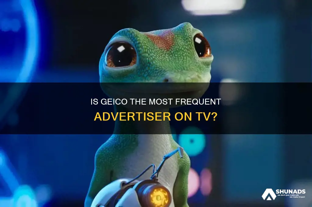 does any company advertise on tv more than geico
