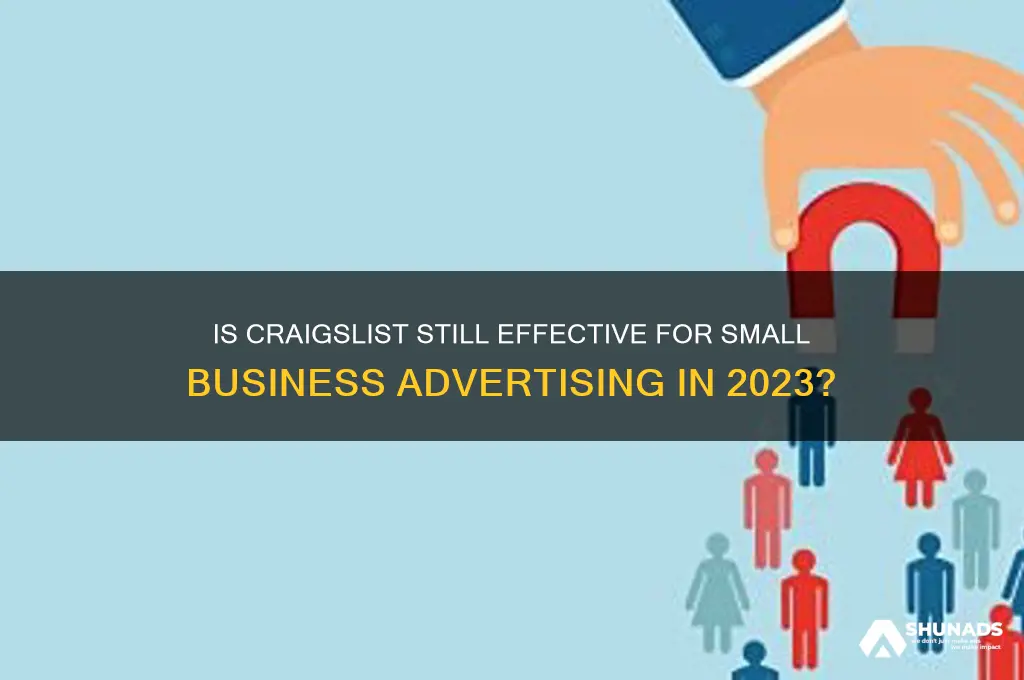 does anyone use craigslist for small business advertising