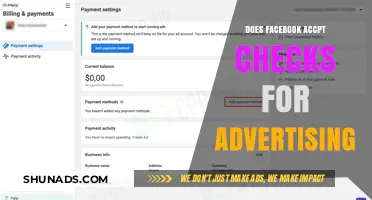 Does Facebook Accept Checks for Advertising? Payment Methods Explained