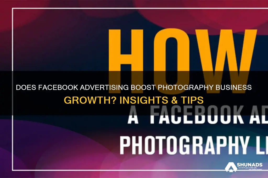 does facebook advertising work for photographers