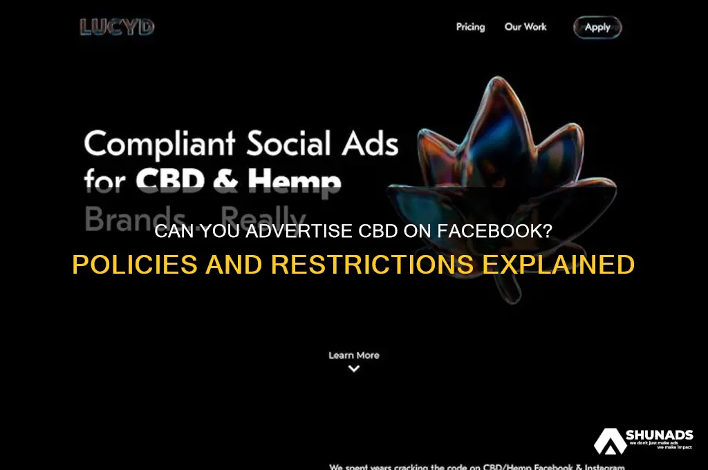 does facebook allow cbd advertisements