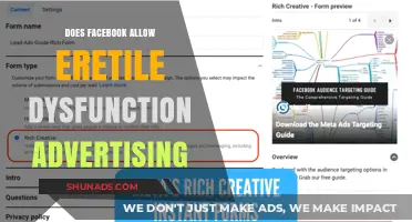 Facebook's Policy on Erectile Dysfunction Ads: What's Allowed?