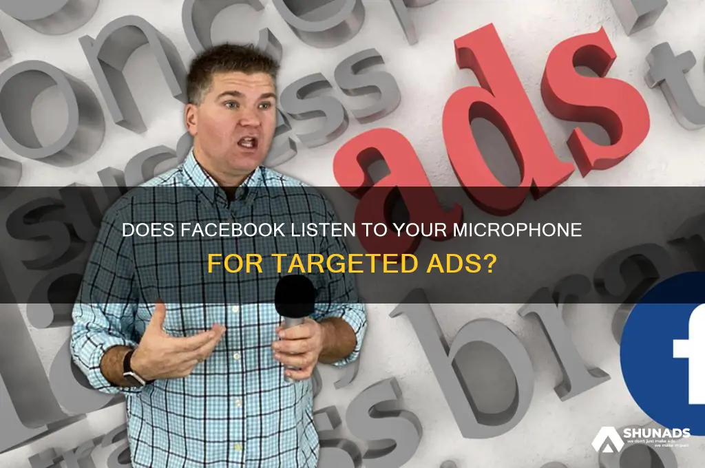 does facebook use your microphone for advertising