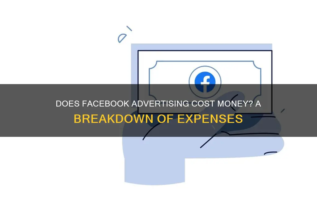 does it cost monet to advertise on facebook