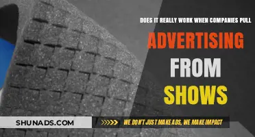 Does Pulling Ads from Shows Impact Companies' Bottom Line?