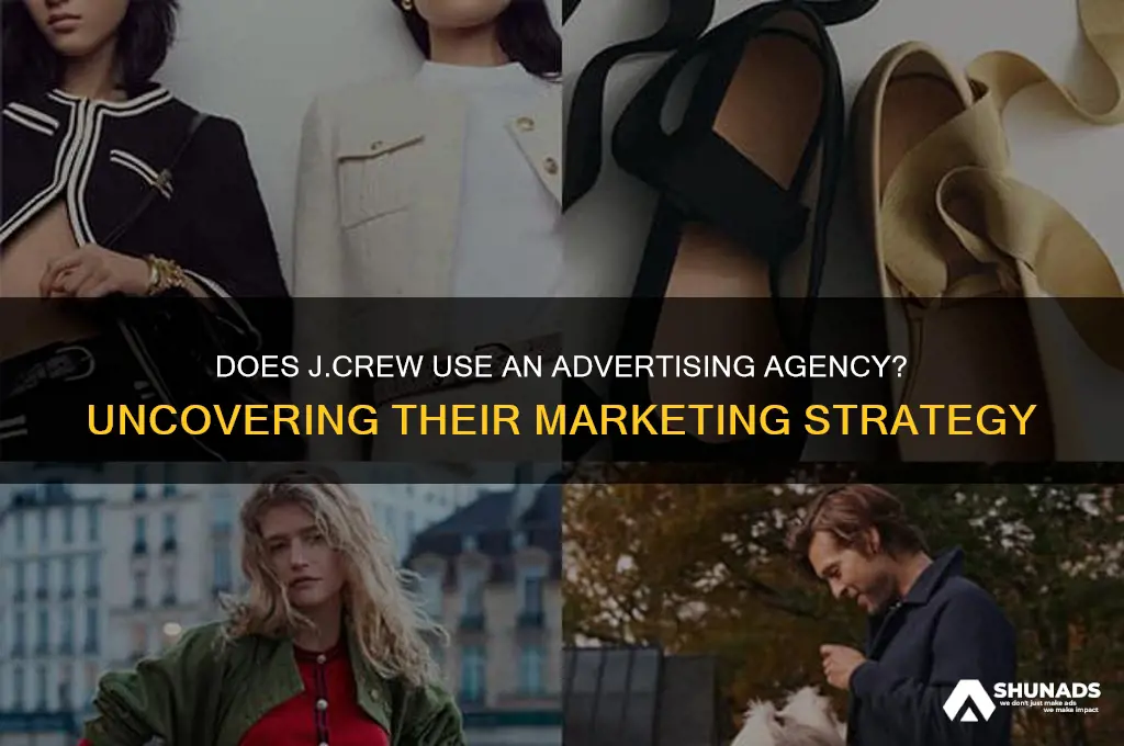 does j crew use an advertising agency