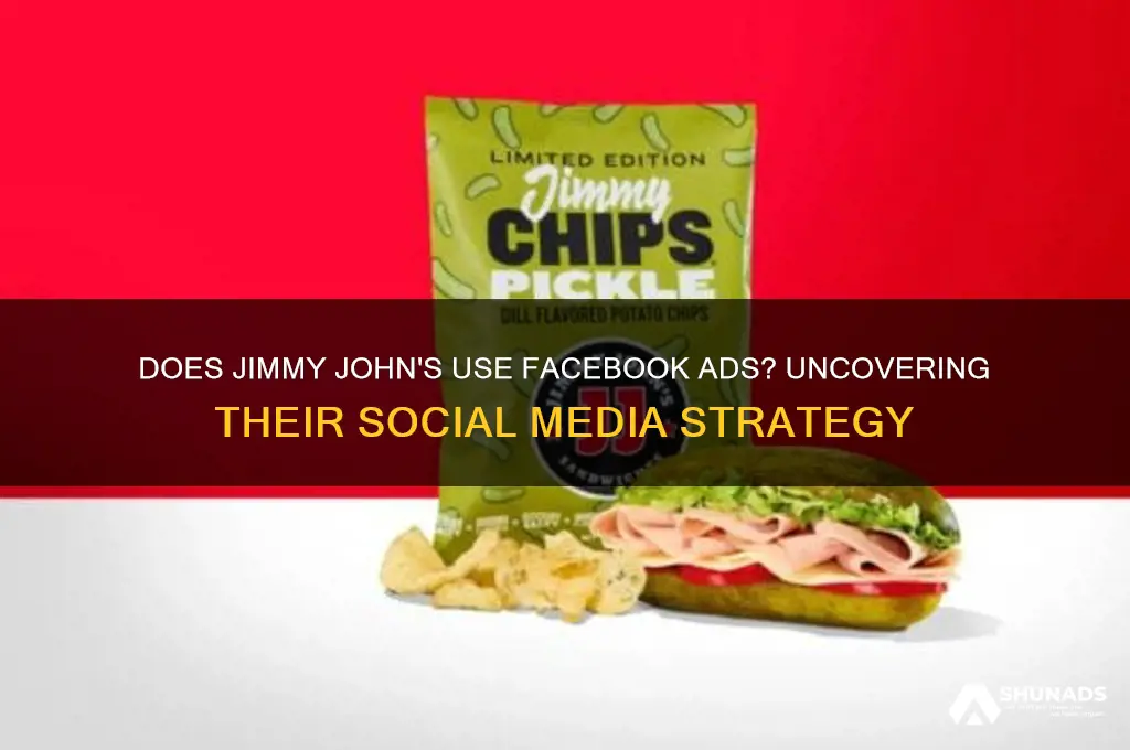 does jimmy johns advertise on facebook