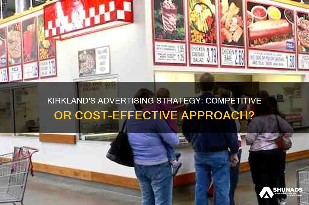 does kirkland use competitive advertising