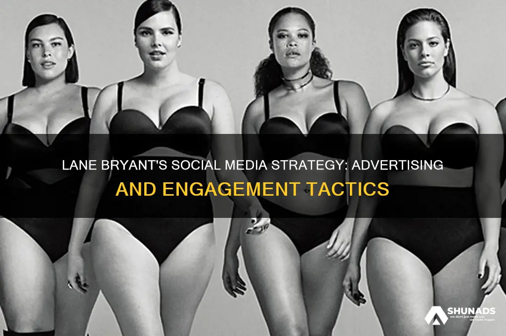 does lane bryant use social media to advertise
