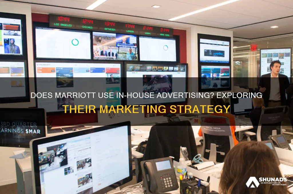 does marriot use in house advertising