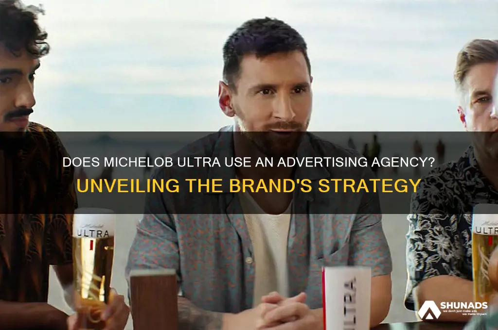 does michelob ultra use an advertising agency