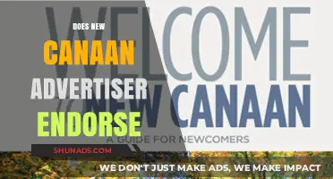 Does New Canaan Advertiser Endorse Local Candidates or Policies?