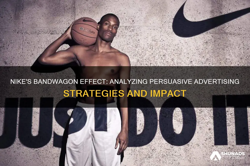 does nike use bandwagon in its advertisements