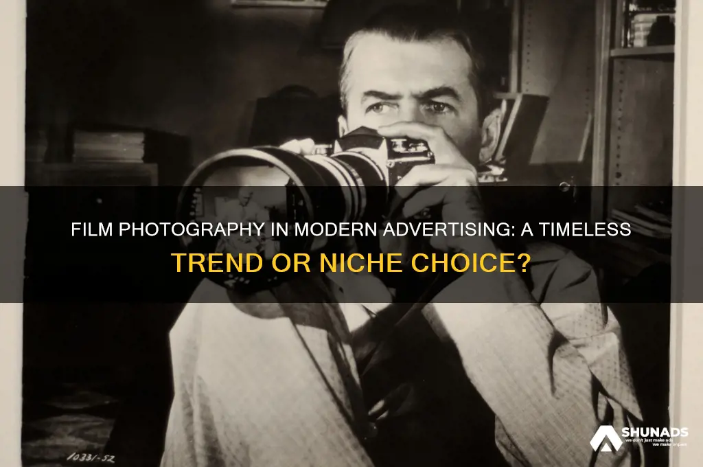 does people use film photography for a advertisement