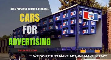 Pepsi's Car Advertising Strategy: Personal Vehicles or Company Fleet?