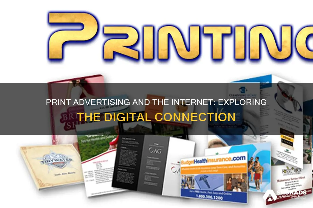 does print advertising involve using the internet