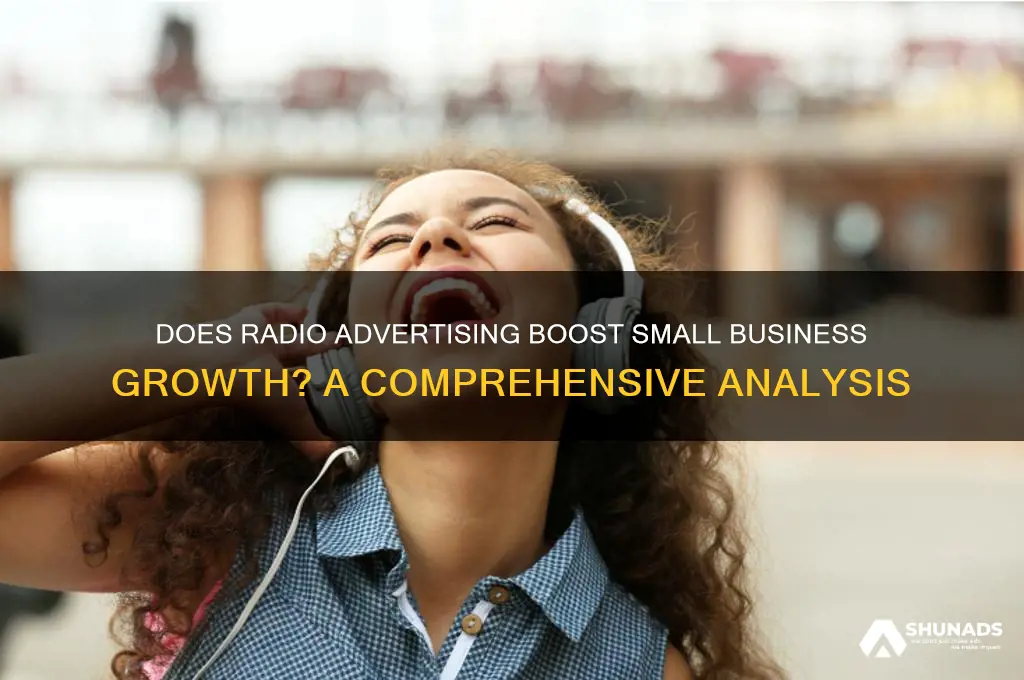 does radio advertising work for small businesses