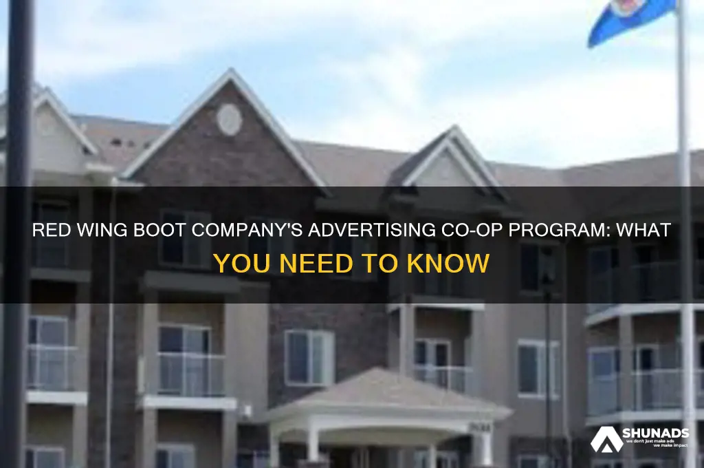 does redwing boot company offer advertising co op
