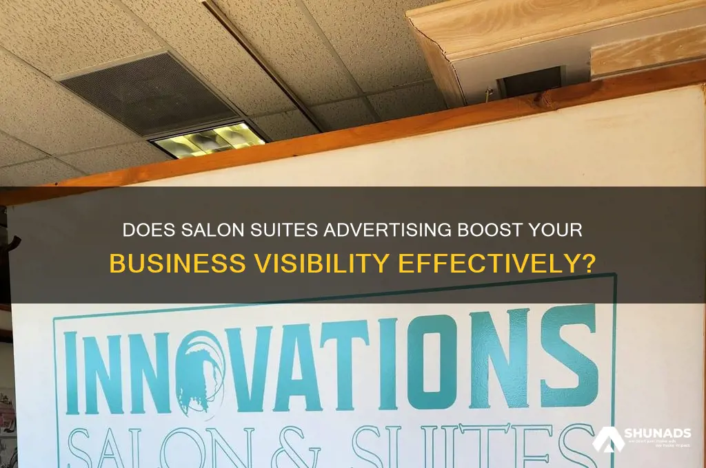 does salon suites advertise your business