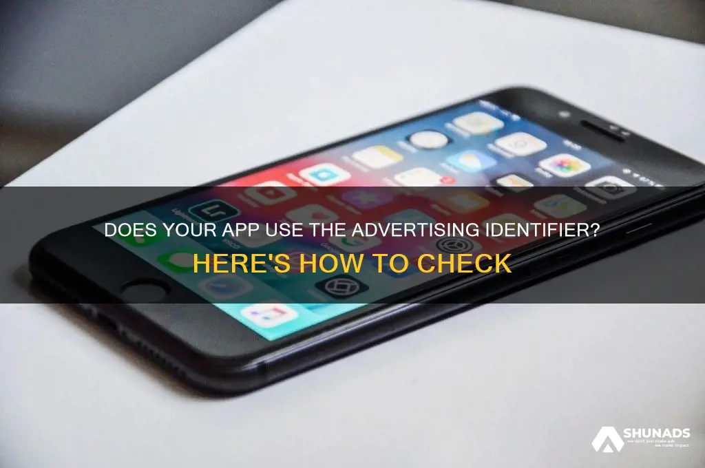 does this app use the advertising identifier