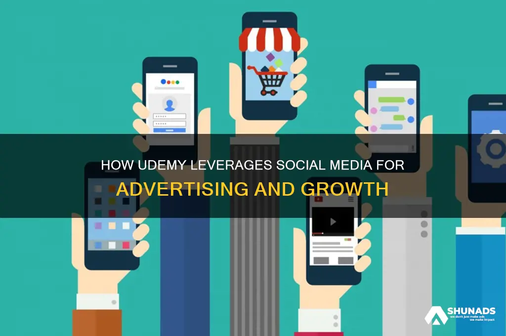 does udemy use social media to advertise