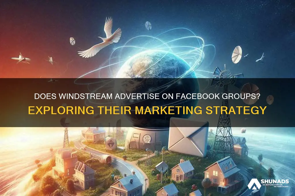 does windstream do advertising on facebook through groups