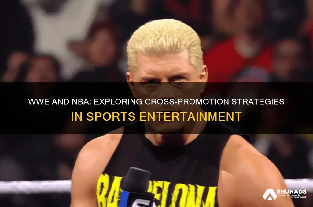does wwe get advertised by nba