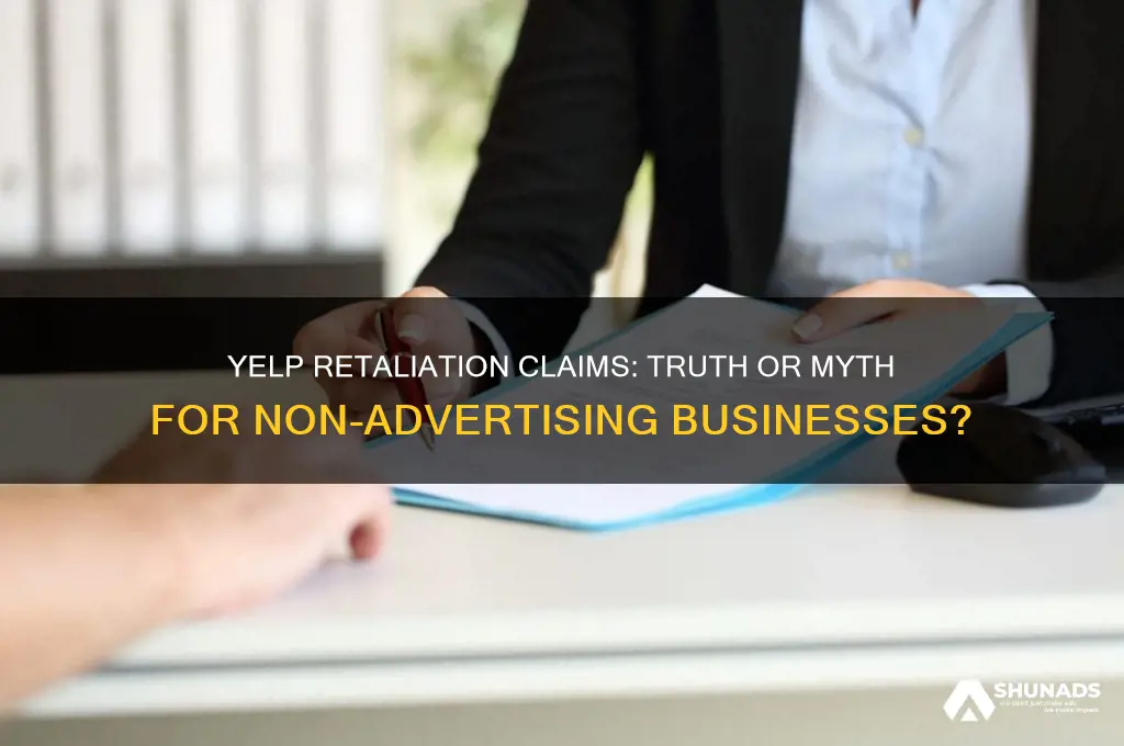 does yelp retaliate against business owners who don