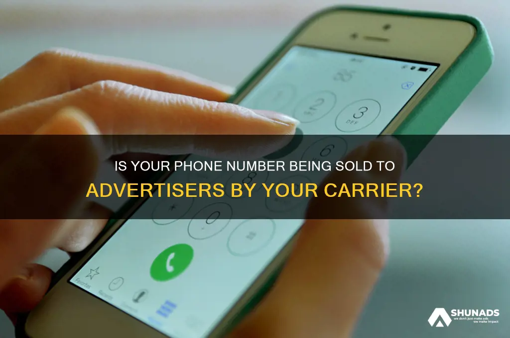 does your phone company sell your number to advertisers