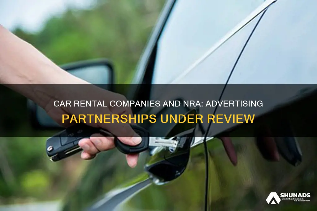 have car rental companies stopped nra advertising