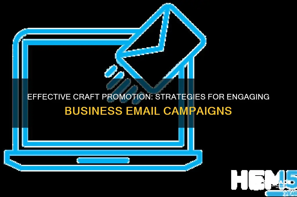 how advertise crafts on business e-mail