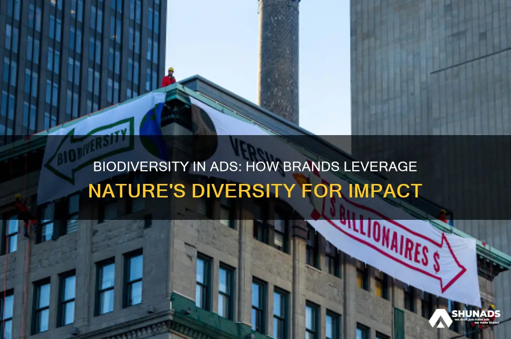 how advertisements use biodiversity