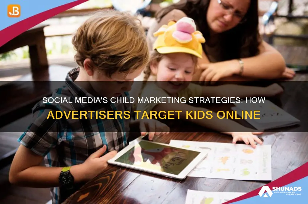 how advertisers use social media to market to children