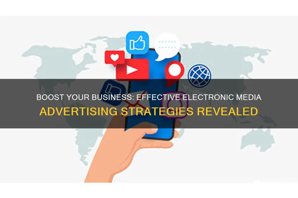 how advertising for business by electronic media