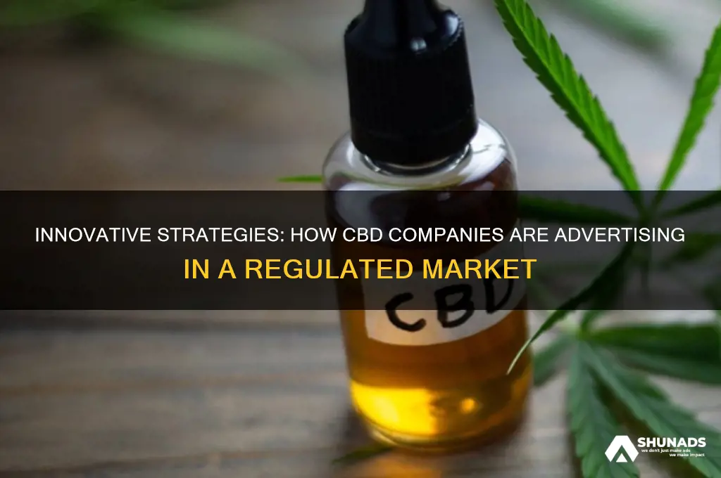 how are cbd companies advertising