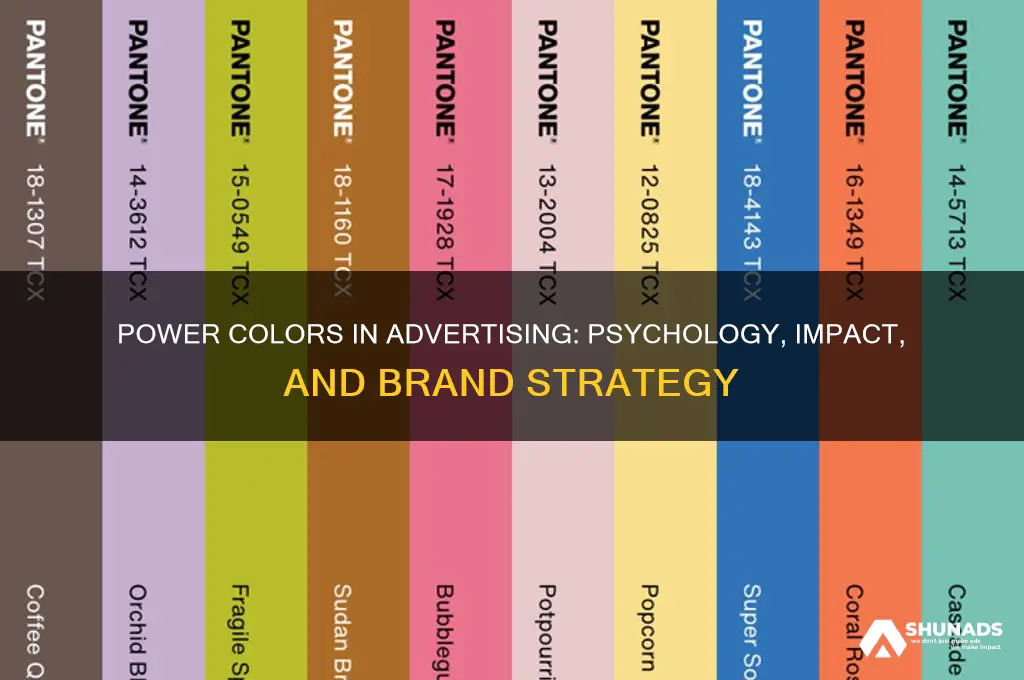 how are power colors used in advertising