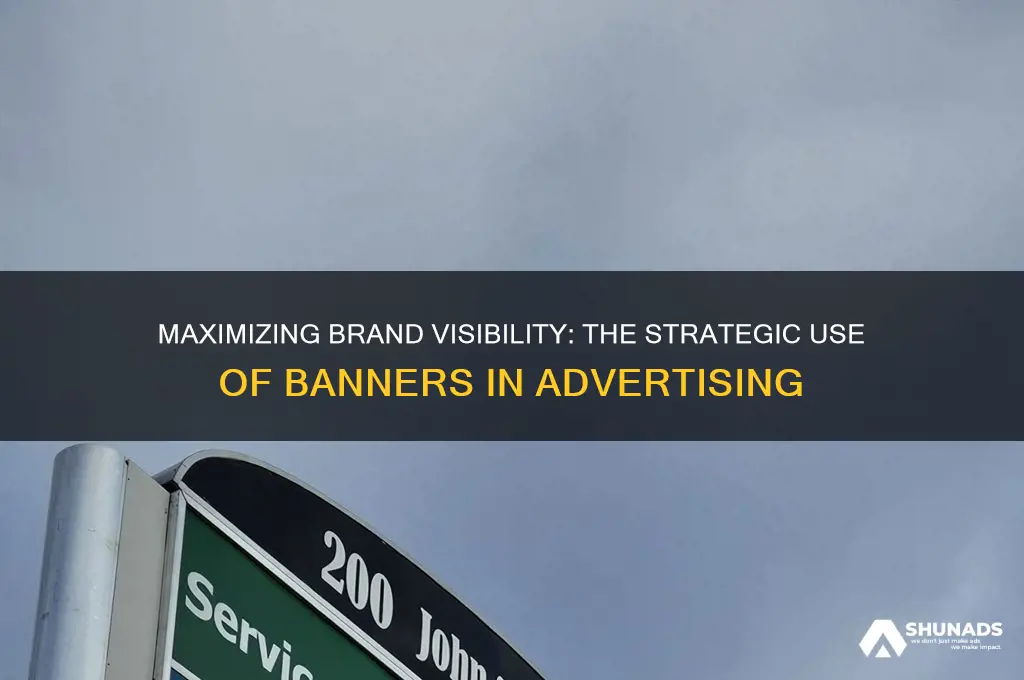 how banners are used for advertising